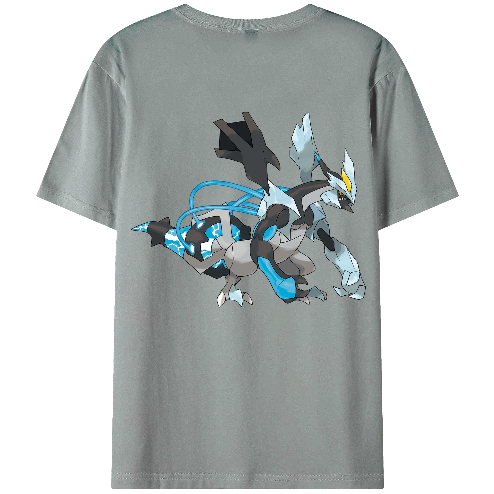 （画像用） ポケットモンスター Pokémon 綿100％ メンズ半袖Tシャツ（バックプリント） 通気性